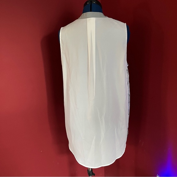 Neiman Marcus Snakeskin Print Top - Picture 9 of 12